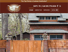 Tablet Screenshot of maverickfenceofkaty.com